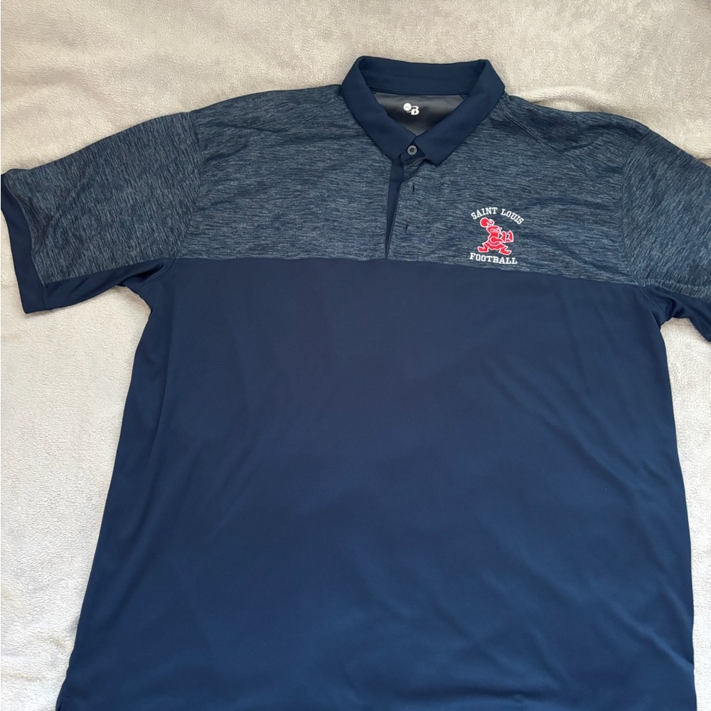 Saint Louis Crystal Blue Polo Shirt